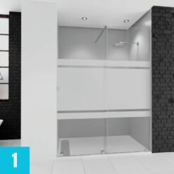 Alternative view of Modelo Eneas | Mampara Frontal | Mamparas Rey