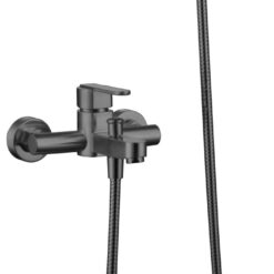 Grifería de baño y ducha monomando negro mate serie Roma IMEX