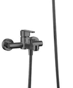 Grifería de baño y ducha monomando negro mate serie Roma IMEX