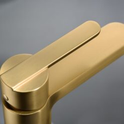 Alternative view of Grifería de baño y ducha monomando oro cepillado serie Roma IMEX