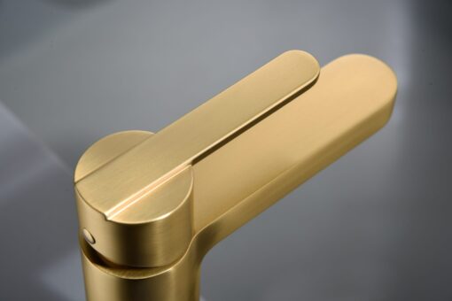 Grifería de baño y ducha monomando oro cepillado serie Roma IMEX - Imagen 2