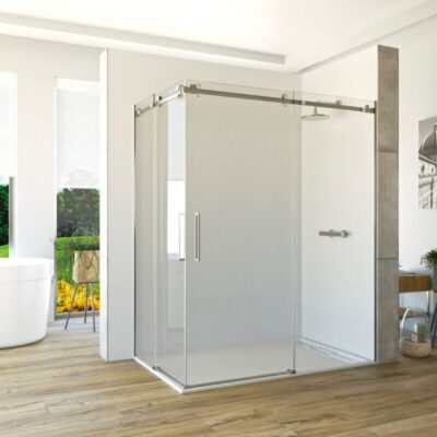Mampara de Ducha STEEL LIGHT Vela A4 | OUTLET DEL BAÑO