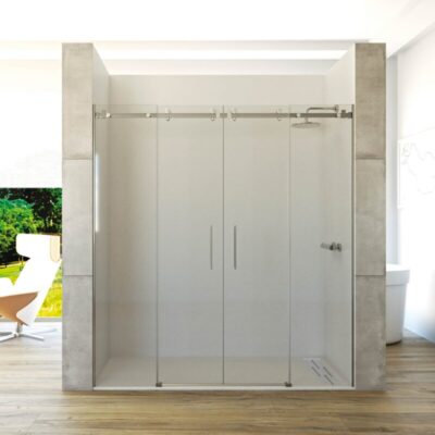 Mampara de Ducha STEEL LIGHT Pira F4 | OUTLET DEL BAÑO