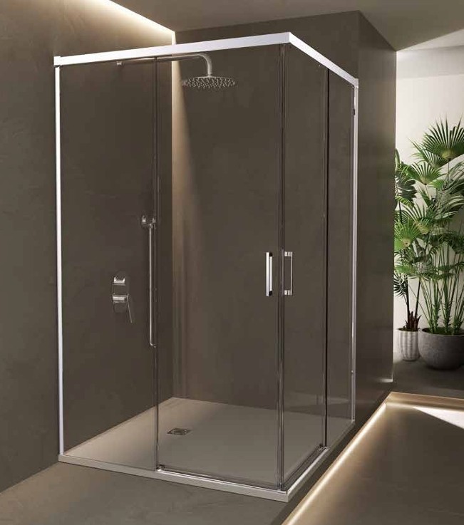 Serie New Style 2025 | Mampara de Ducha Angular